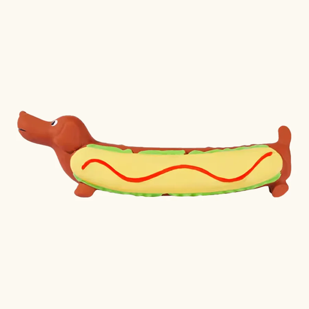 Dachshund Latex Full Body Squeaker Pet Toy