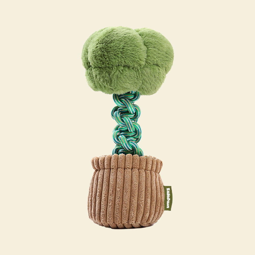 Broccoli & Mushroom Sounding Pet Toys