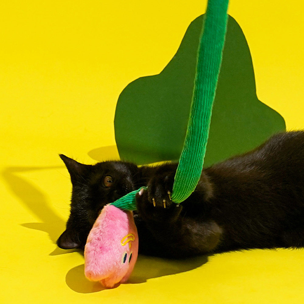Tulip, Dachshund & Caterpillar Cat Teaser Wand