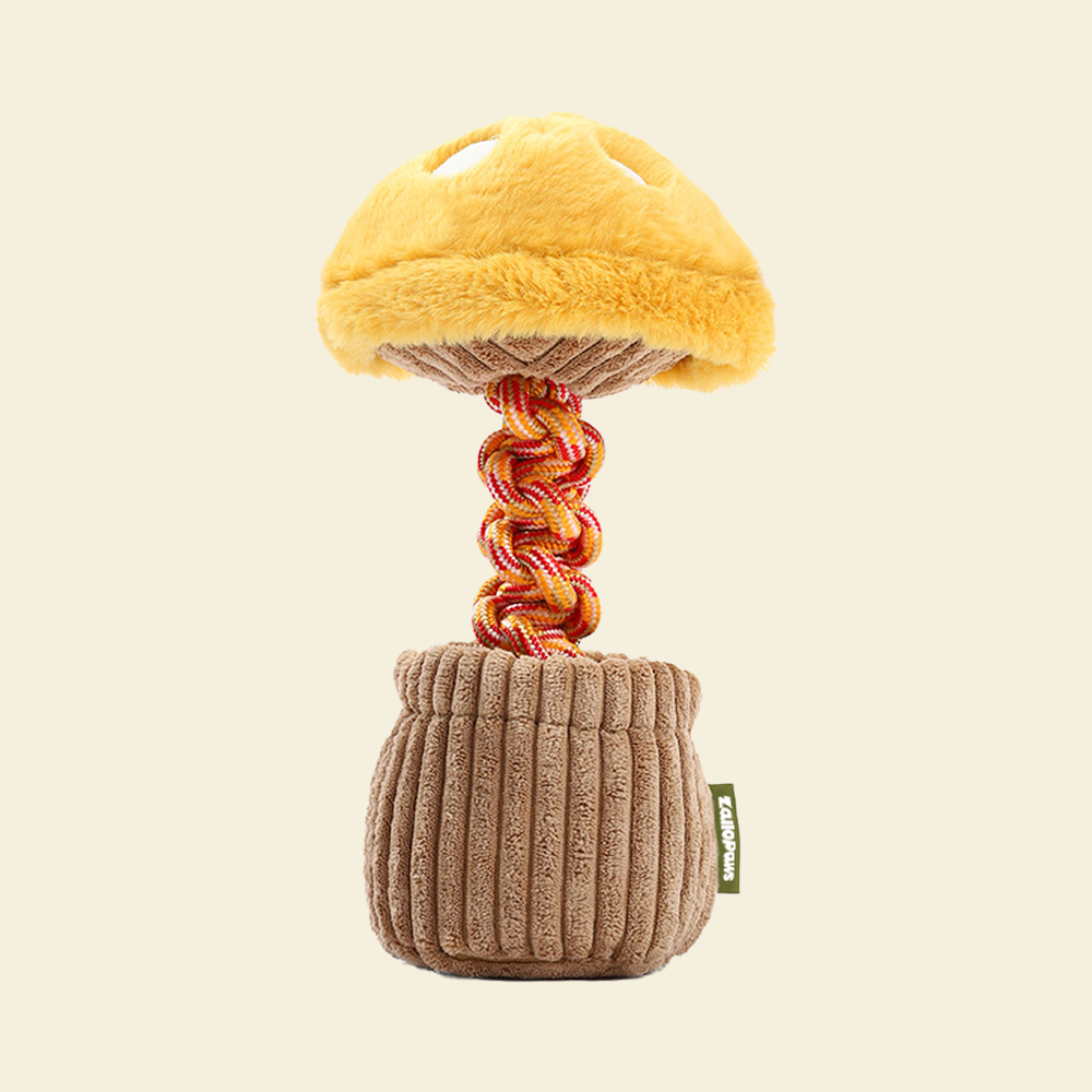 Broccoli & Mushroom Sounding Pet Toys