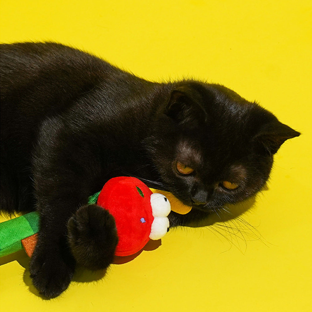 Tulip, Dachshund & Caterpillar Cat Teaser Wand