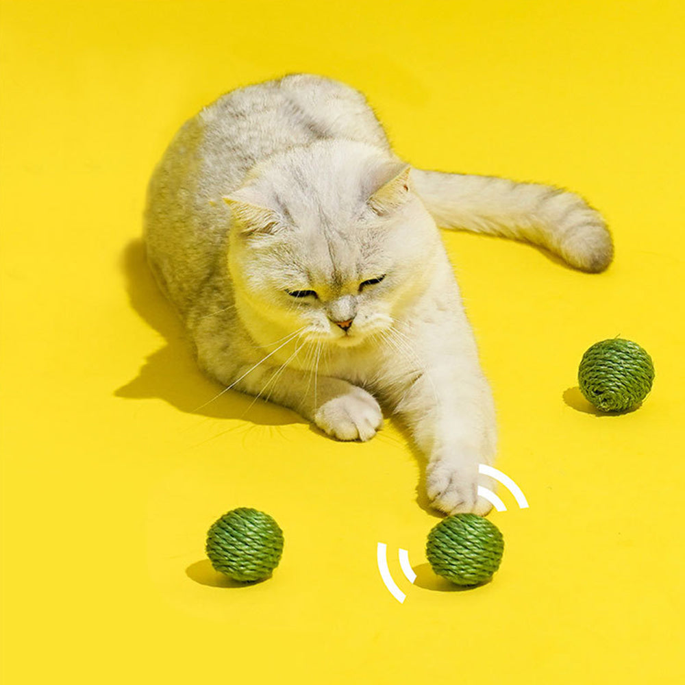 Pea Pod Sisal Ball Pet Toys