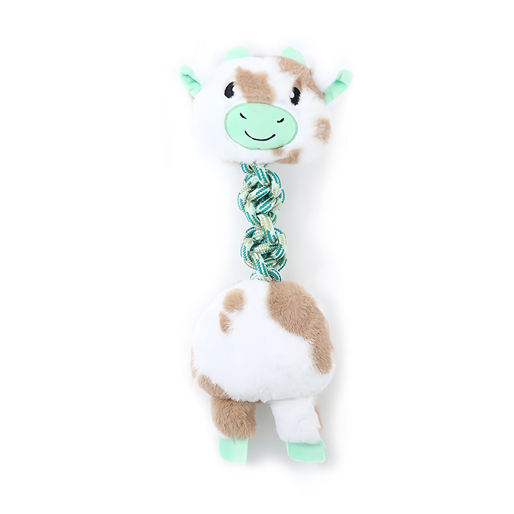 Durable Squeaky Animal Rope Pet Toys