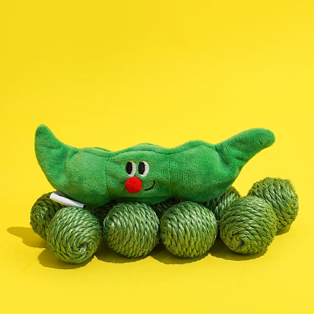 Pea Pod Sisal Ball Pet Toys