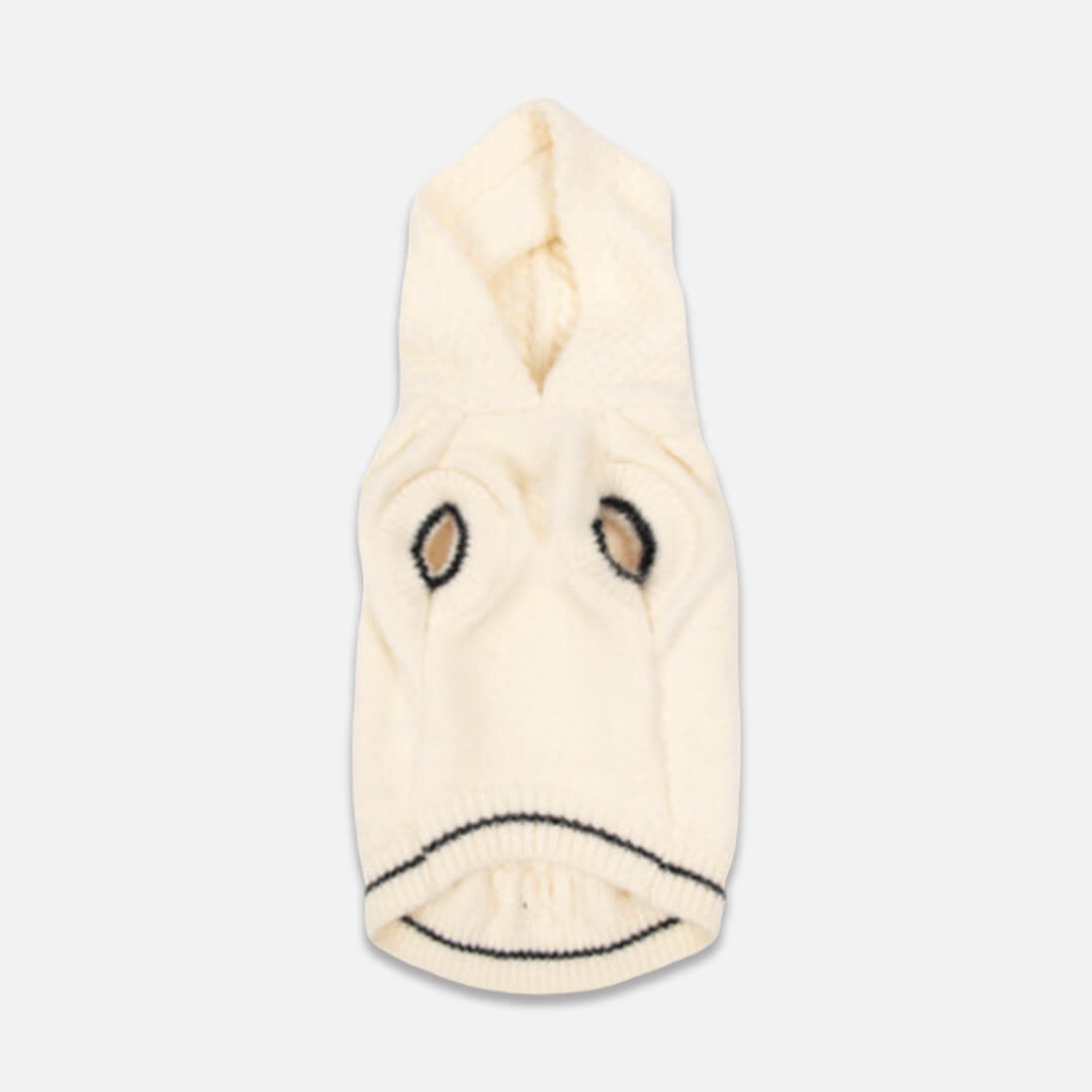 Blanc Cat Hooded Sweater