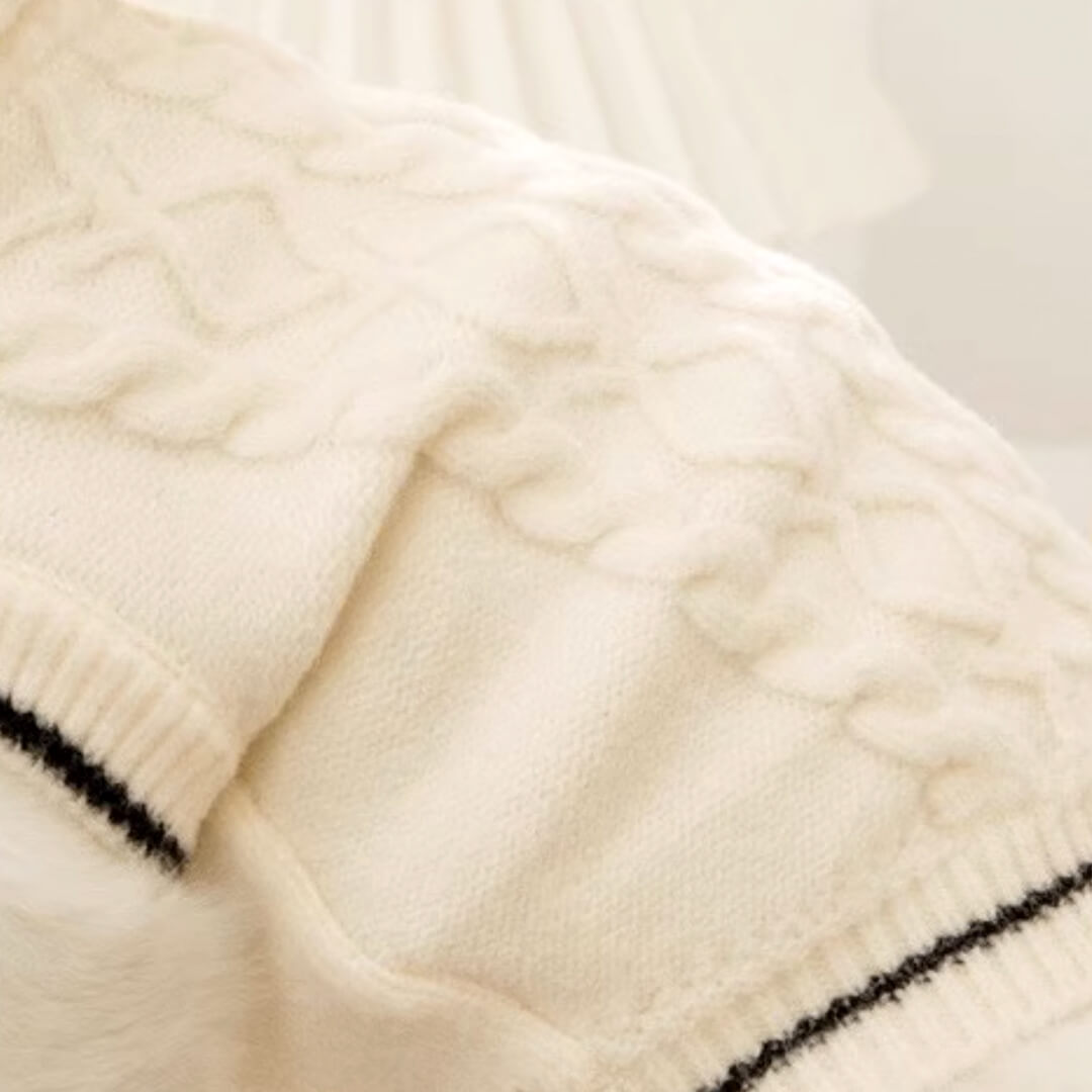 Blanc Cat Hooded Sweater