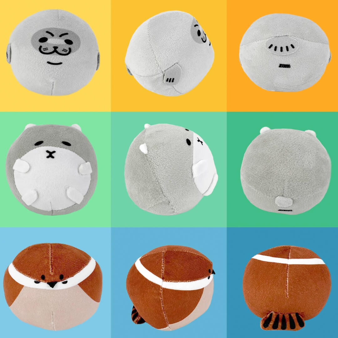 Earth, Sea & Sky Trio Cat Ball Toys