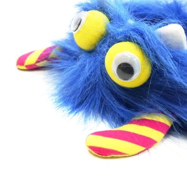 Furry Monster Dog Hat Blue XSmall
