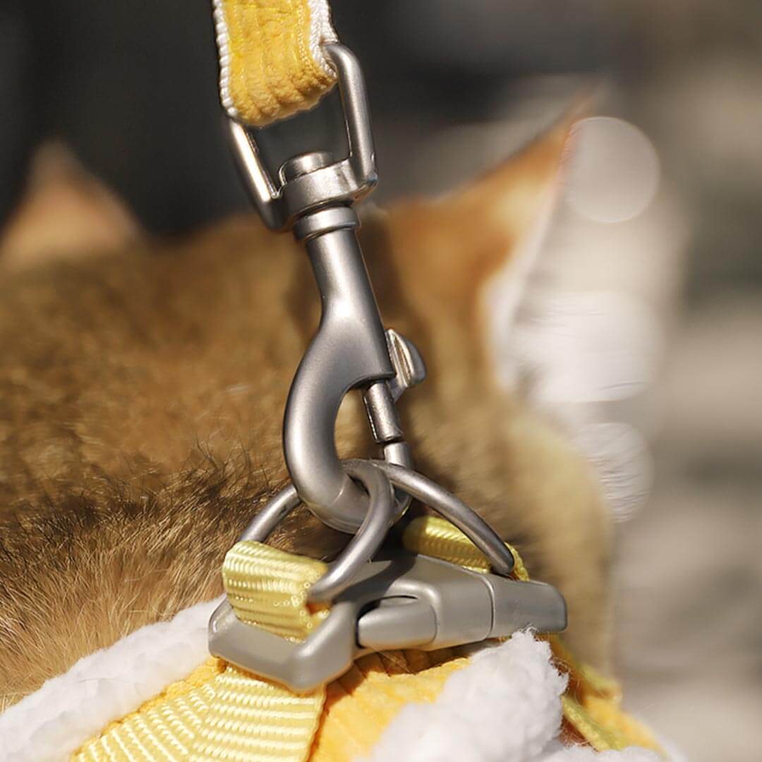 Fuzzball Cat Harness & Leash Set