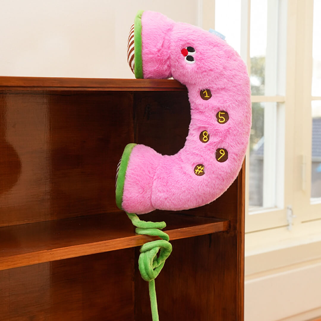 Kitty Hotline Plush Pillow Cat Toy