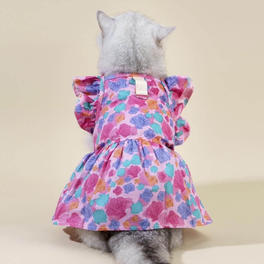 Little Princess Cat Dress & Bow Set