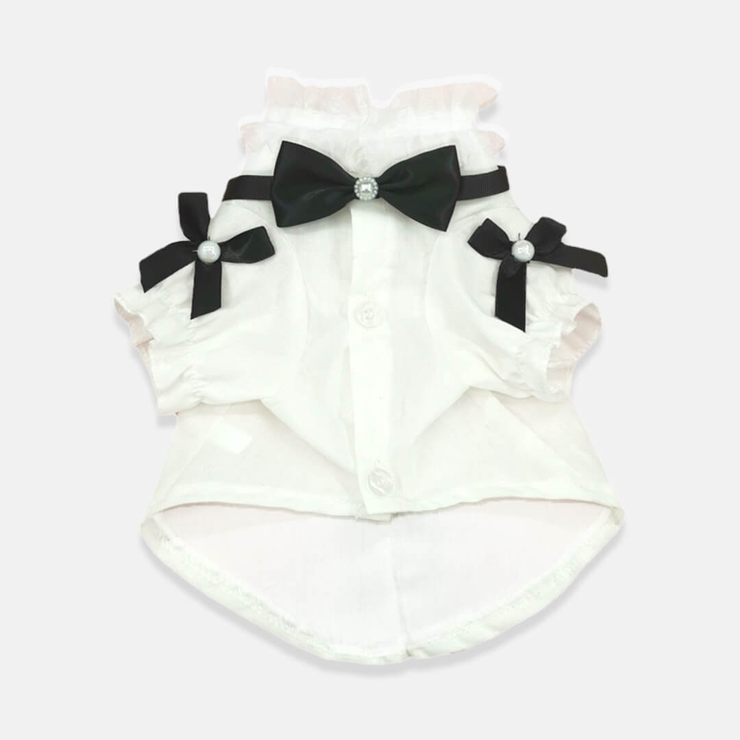 Missy Cat Shirt & Bow Set