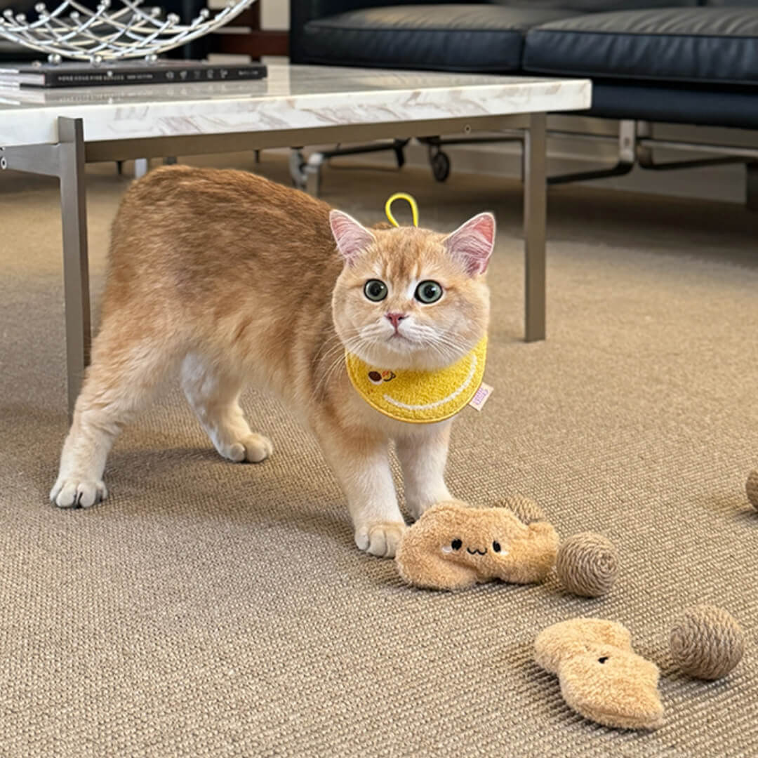 Peanut Sisal Scratching Balls Cat Toy