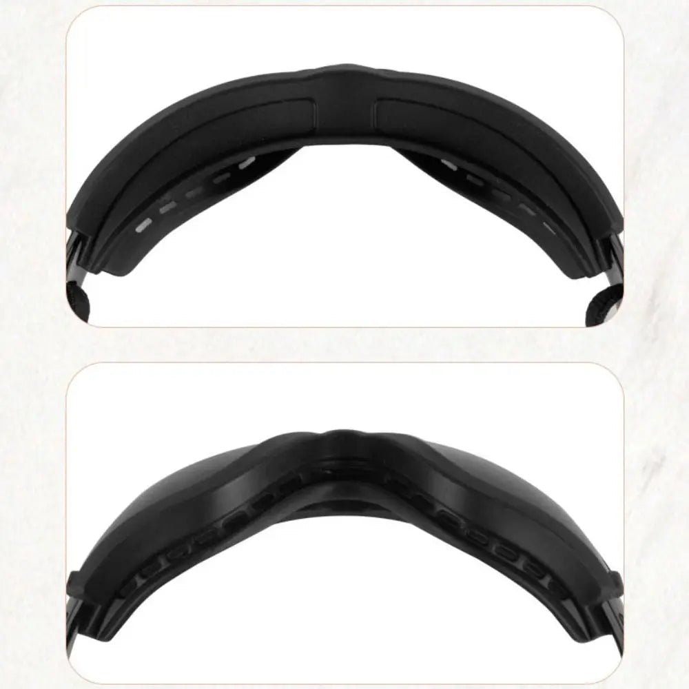 Safety glasses with adjustable strap UV resistant