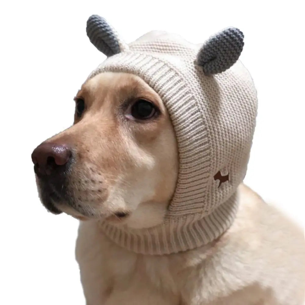 Silent Earmuffs, Noise Protection, Ear Covers, Knitted Hat