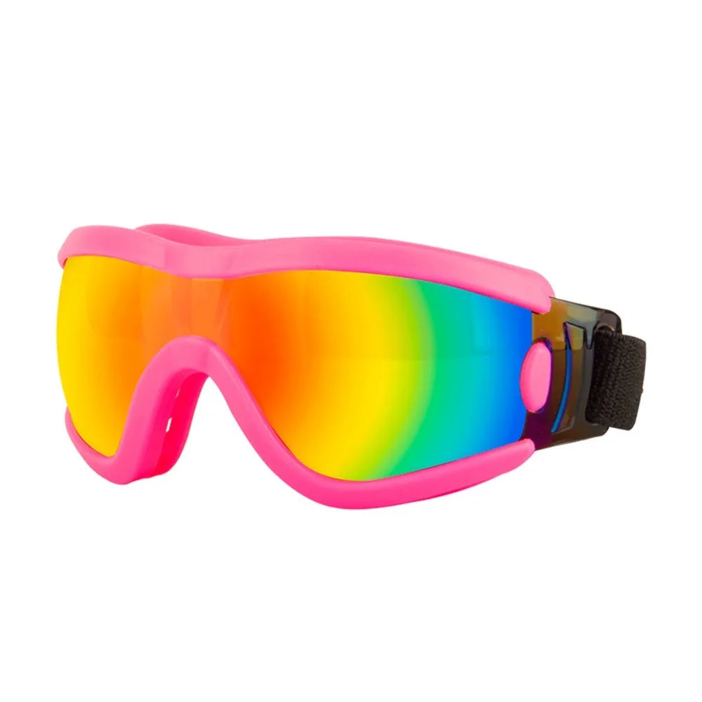 Safety glasses with adjustable strap UV resistant