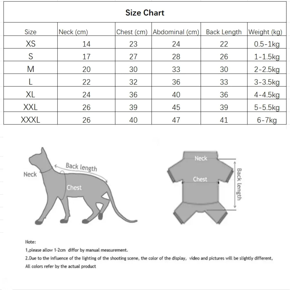 Leopard T-shirt for Cats - Light Spring/Summer Vest