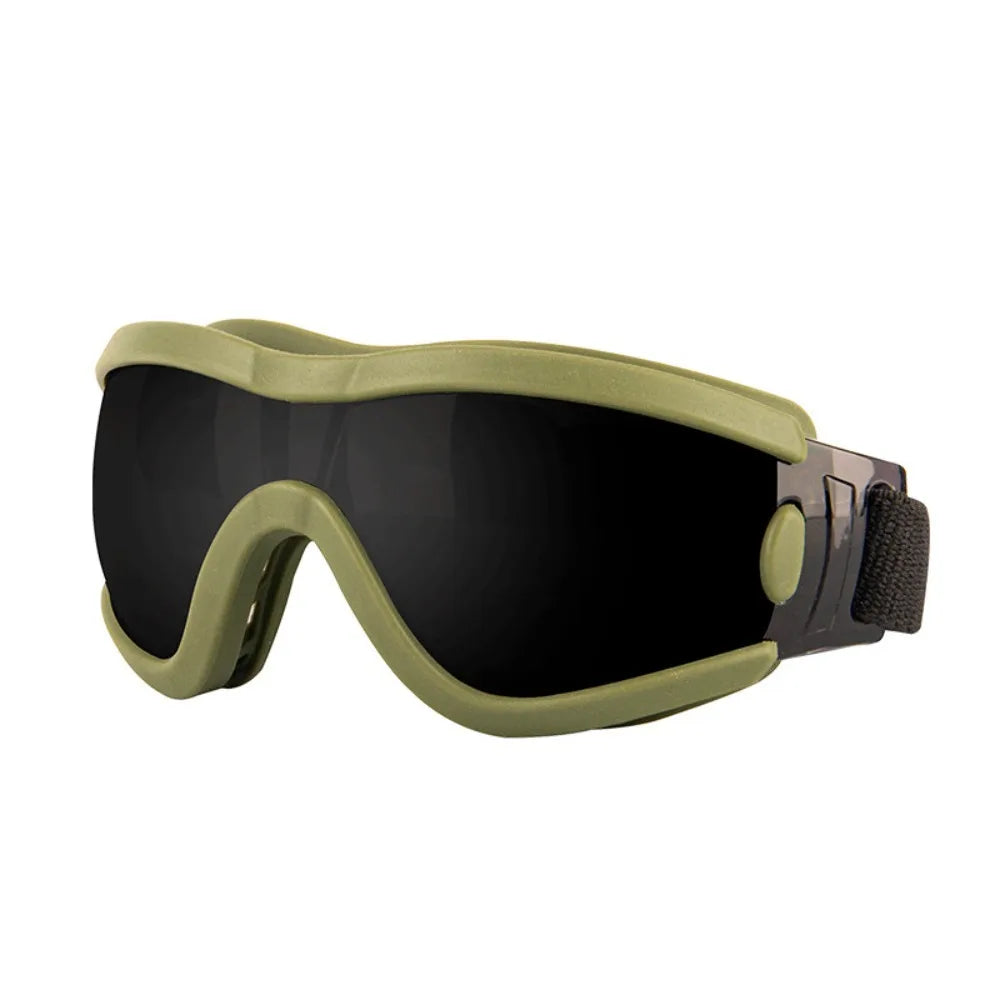 Safety glasses with adjustable strap UV resistant