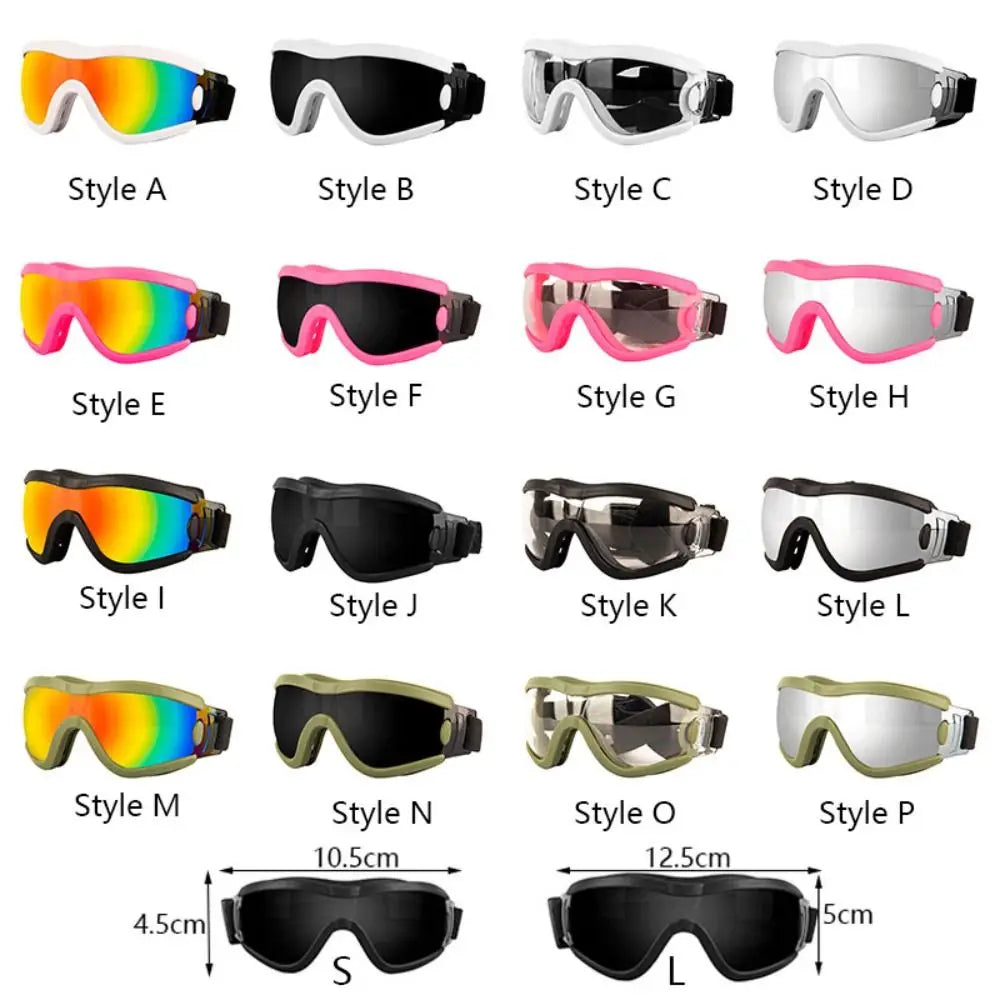 Safety glasses with adjustable strap UV resistant