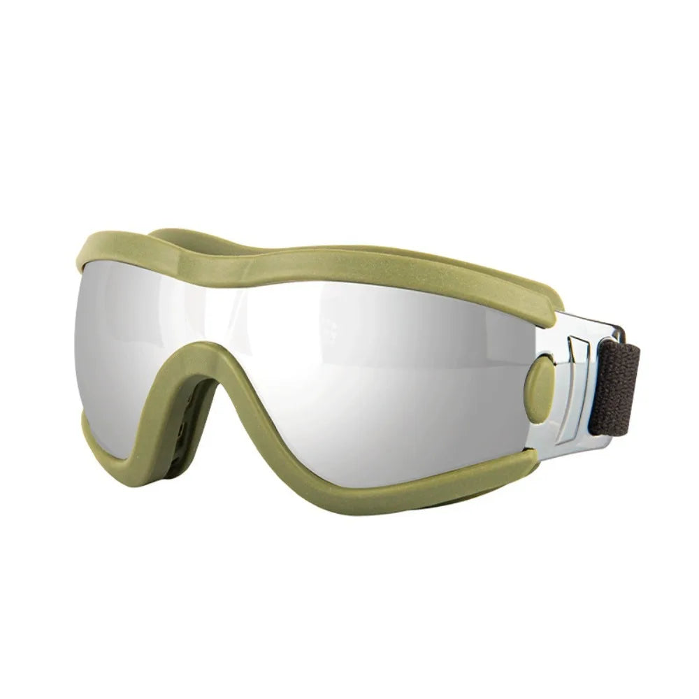 Safety glasses with adjustable strap UV resistant