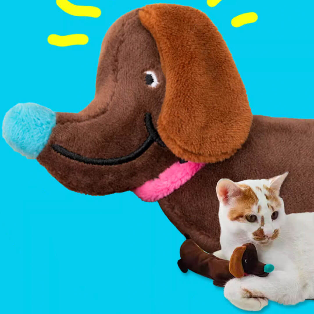 Sausage Dog Catnip Toy