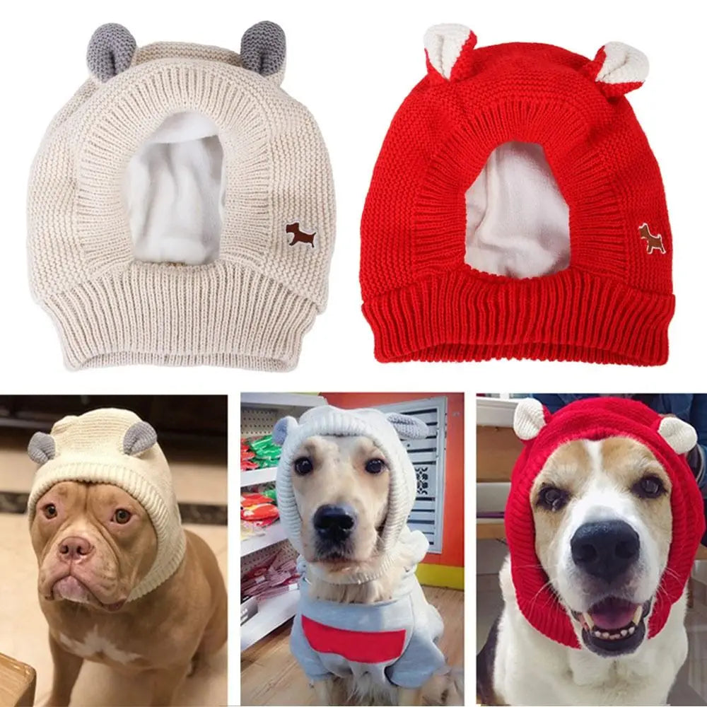 Silent Earmuffs, Noise Protection, Ear Covers, Knitted Hat