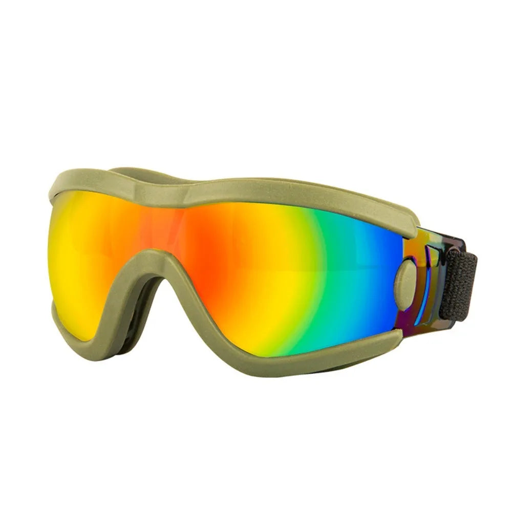 Safety glasses with adjustable strap UV resistant
