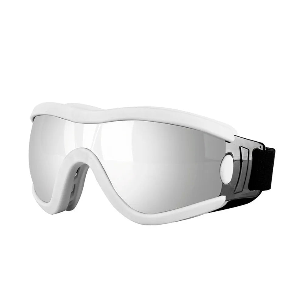 Safety glasses with adjustable strap UV resistant