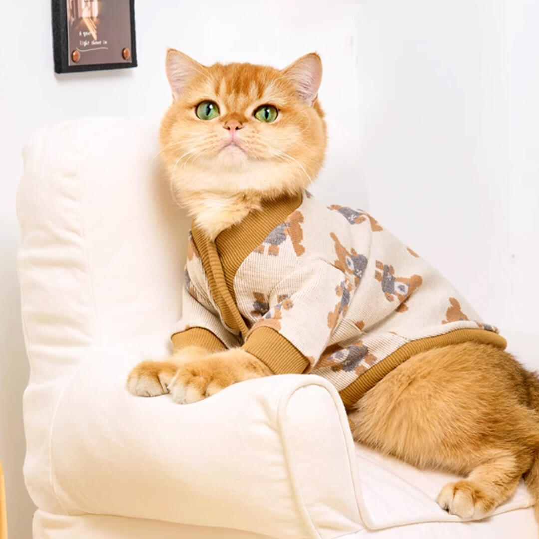 Teddy Cat Cardigan