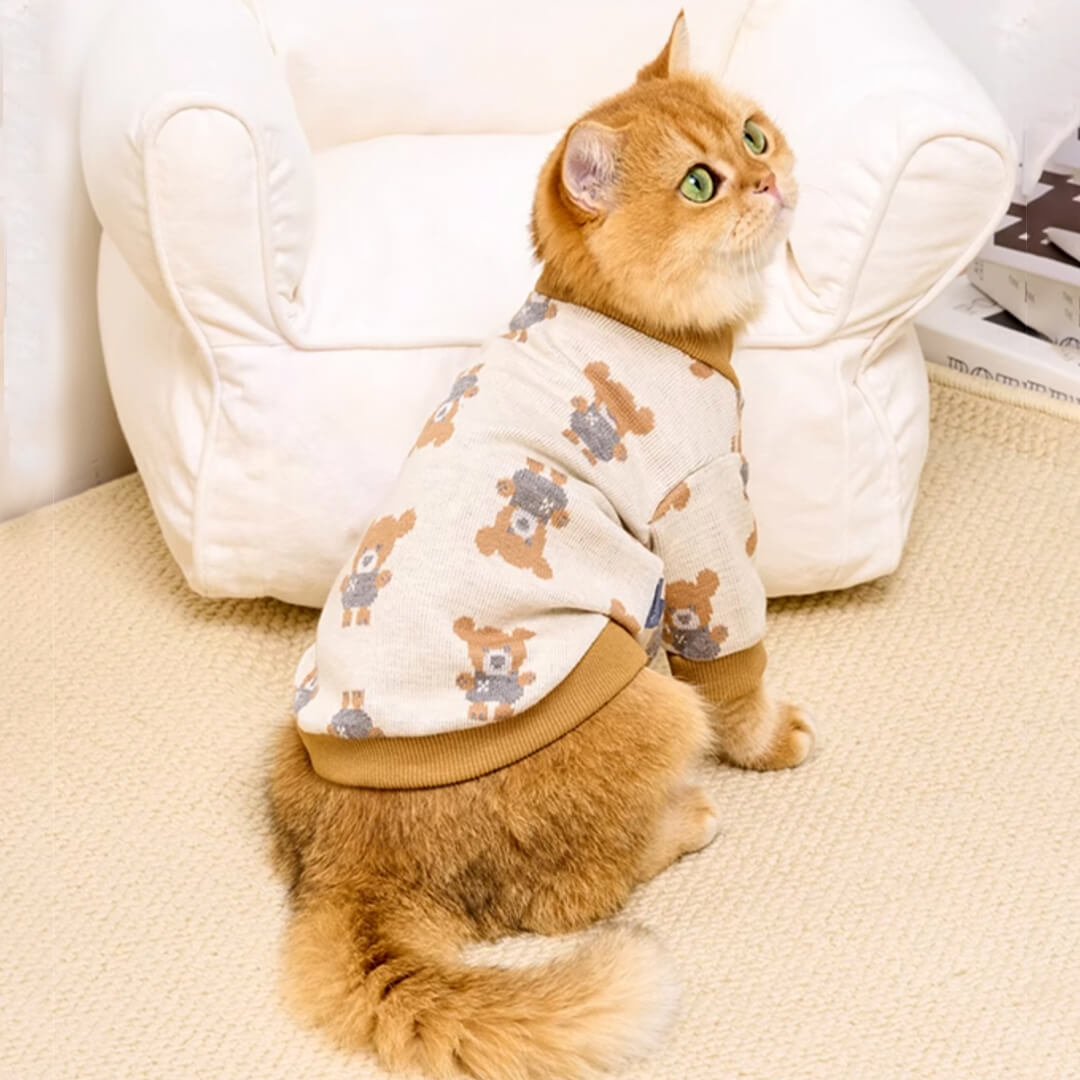 Teddy Cat Cardigan