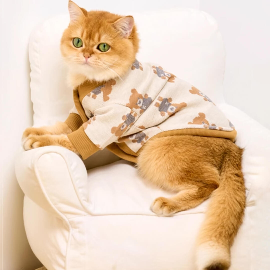 Teddy Cat Cardigan