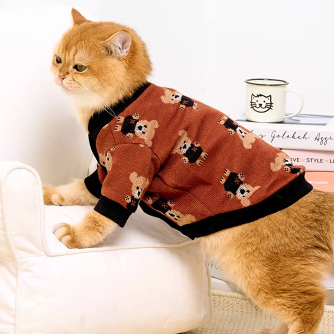Teddy Cat Cardigan