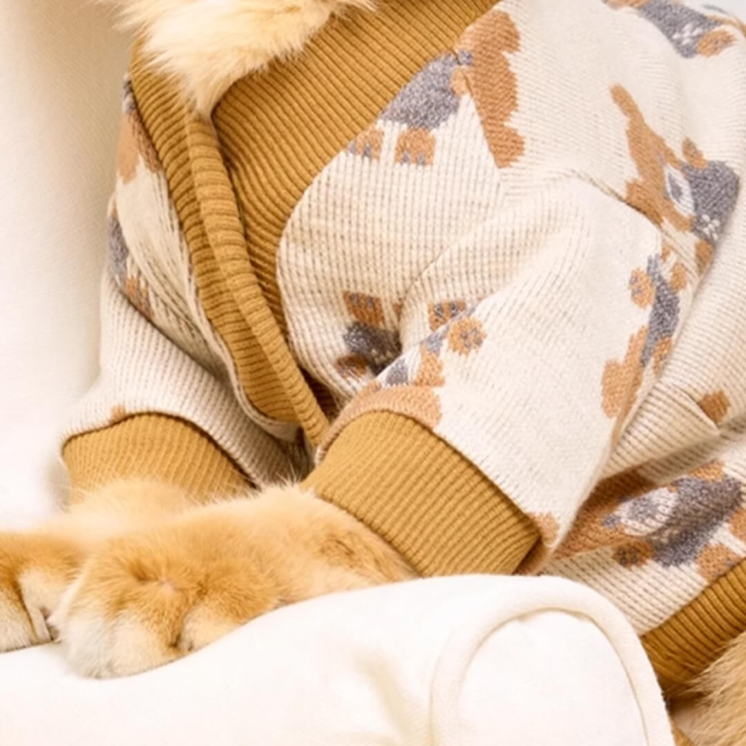Teddy Cat Cardigan