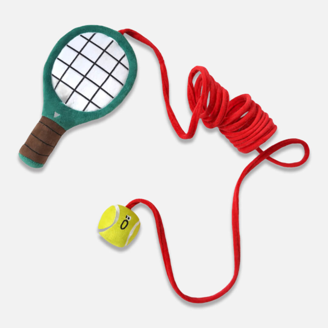 Tennis Pawtner Cat Bungee Teaser Wand