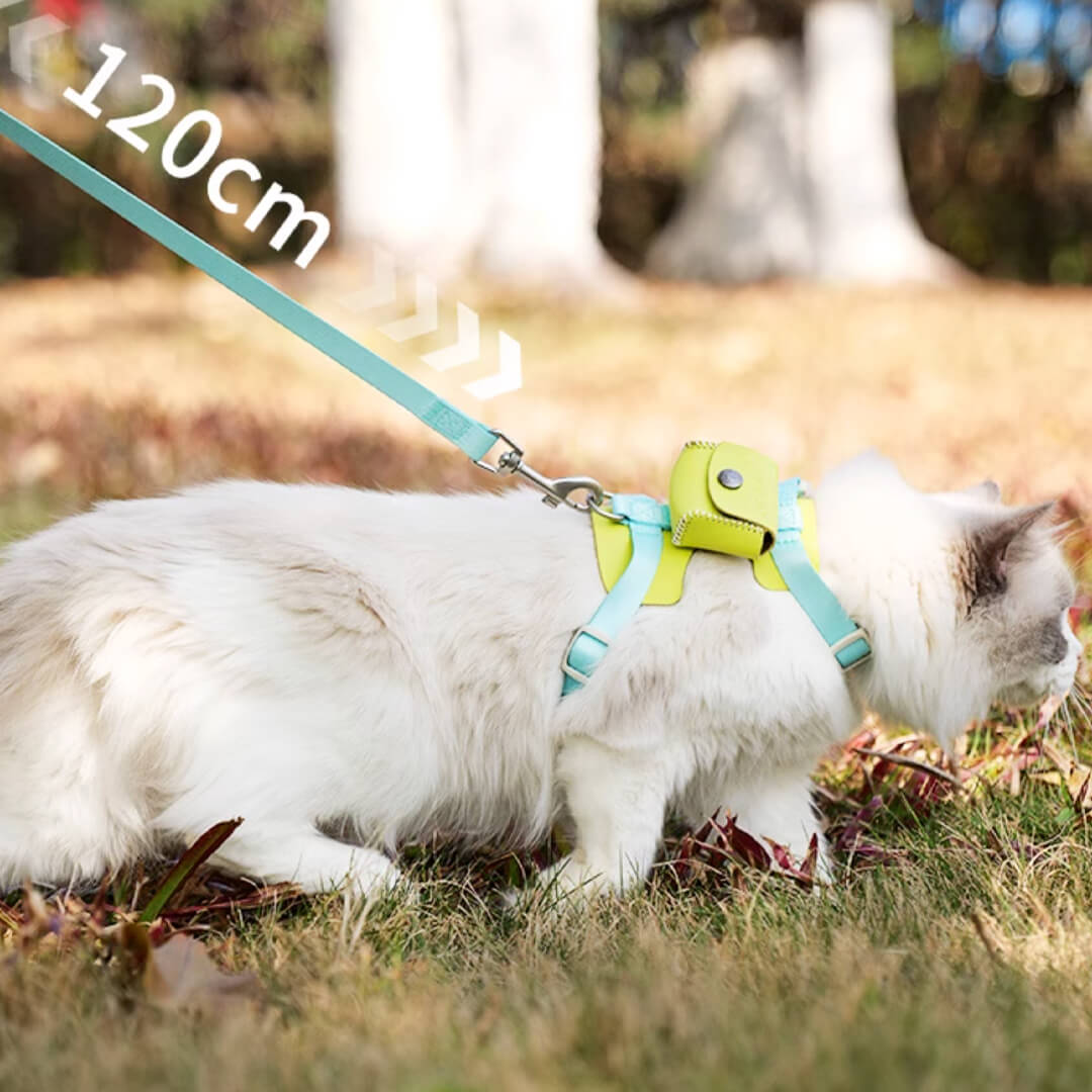 TouchCat Explorer Cat Harness & Leash Set