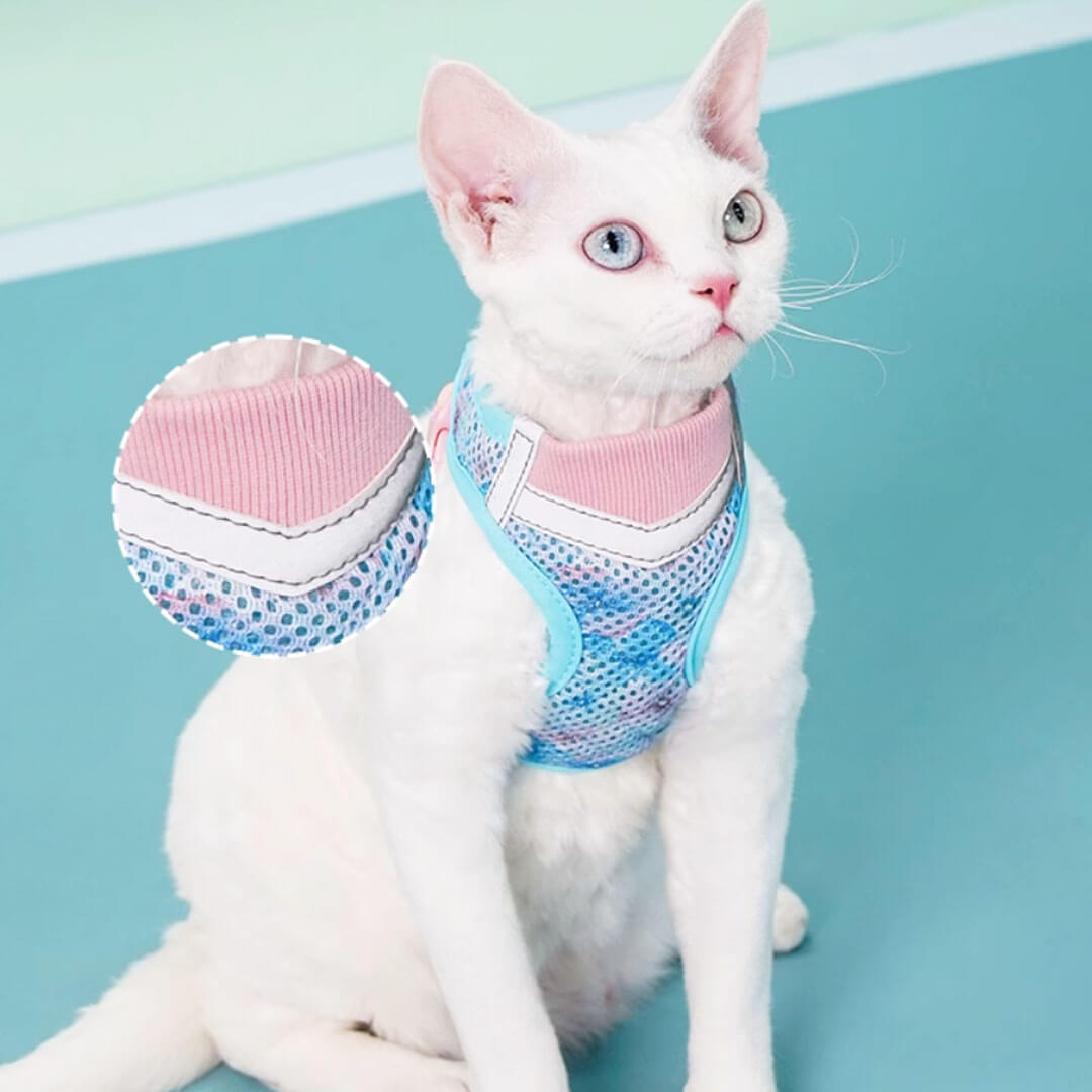 TouchDog Breeze Cat Harness & Leash Set