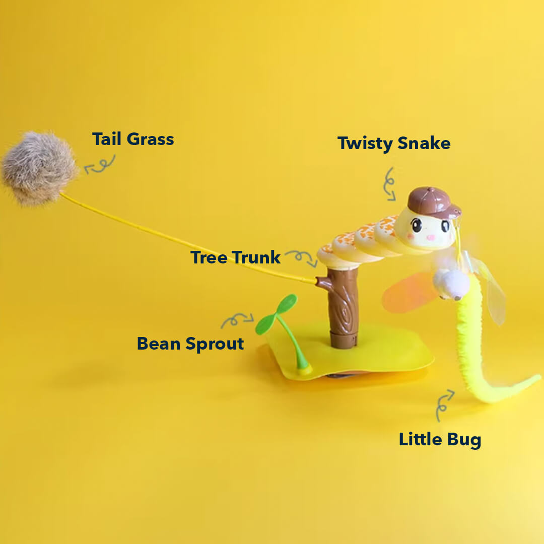 Twist & Tease Snake Cat Toy