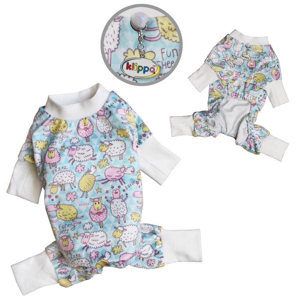 Ultra Soft Minky Funny Sheep Dog Pajamas