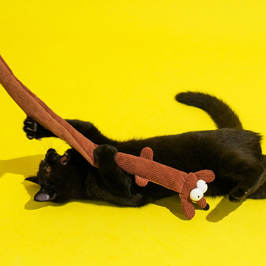 Tulip, Dachshund & Caterpillar Cat Teaser Wand
