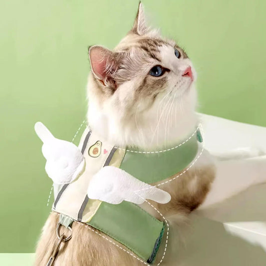 Avocado Cat Harness & Leash Set