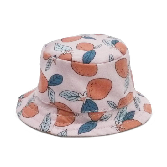 Bucket Dog Hat Lemon Pink