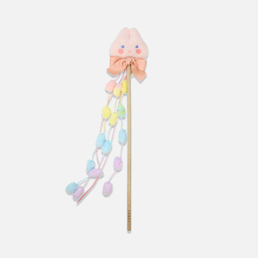 Bunny Blossom Cat Wand Toy