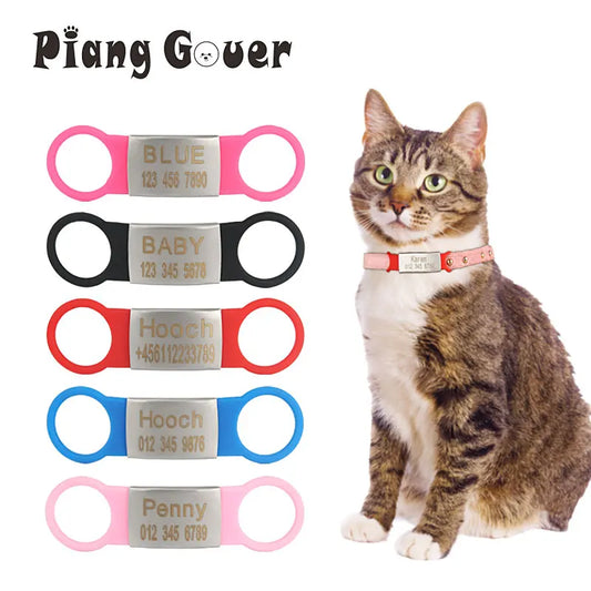 Silicone engraved identification accessories