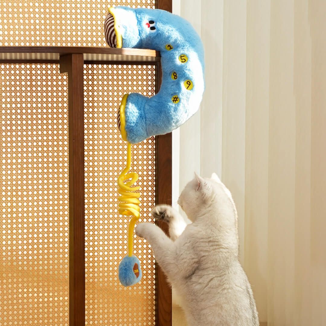 Kitty Hotline Plush Pillow Cat Toy