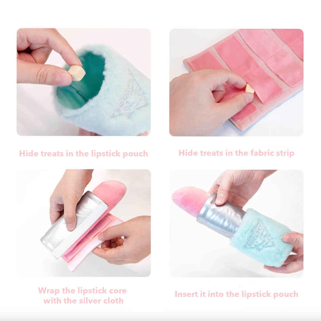 Lipstick Snuffle Toy