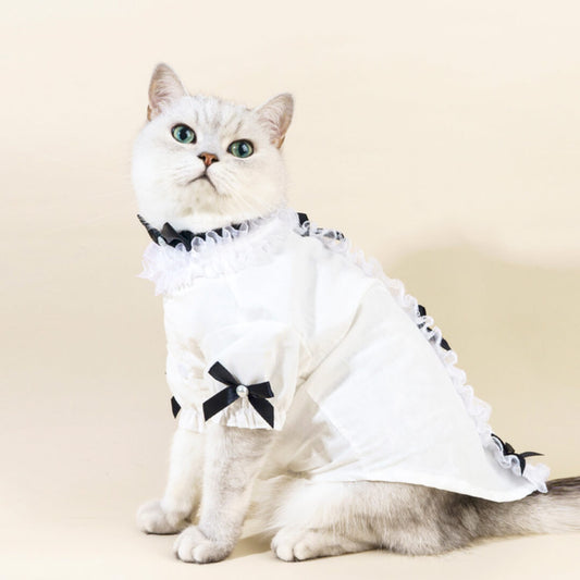 Missy Cat Shirt & Bow Set