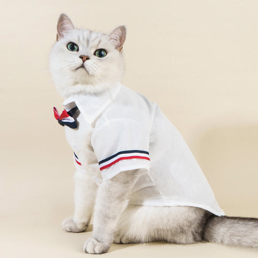 MoMo Cat Shirt & Bow Set