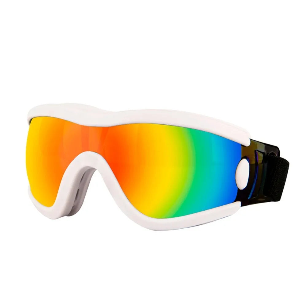 Safety glasses with adjustable strap UV resistant