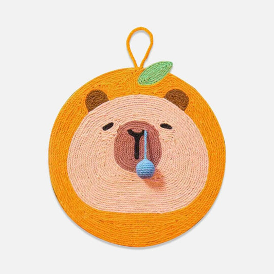 Sniffy Capybara Cat Scratch Mat