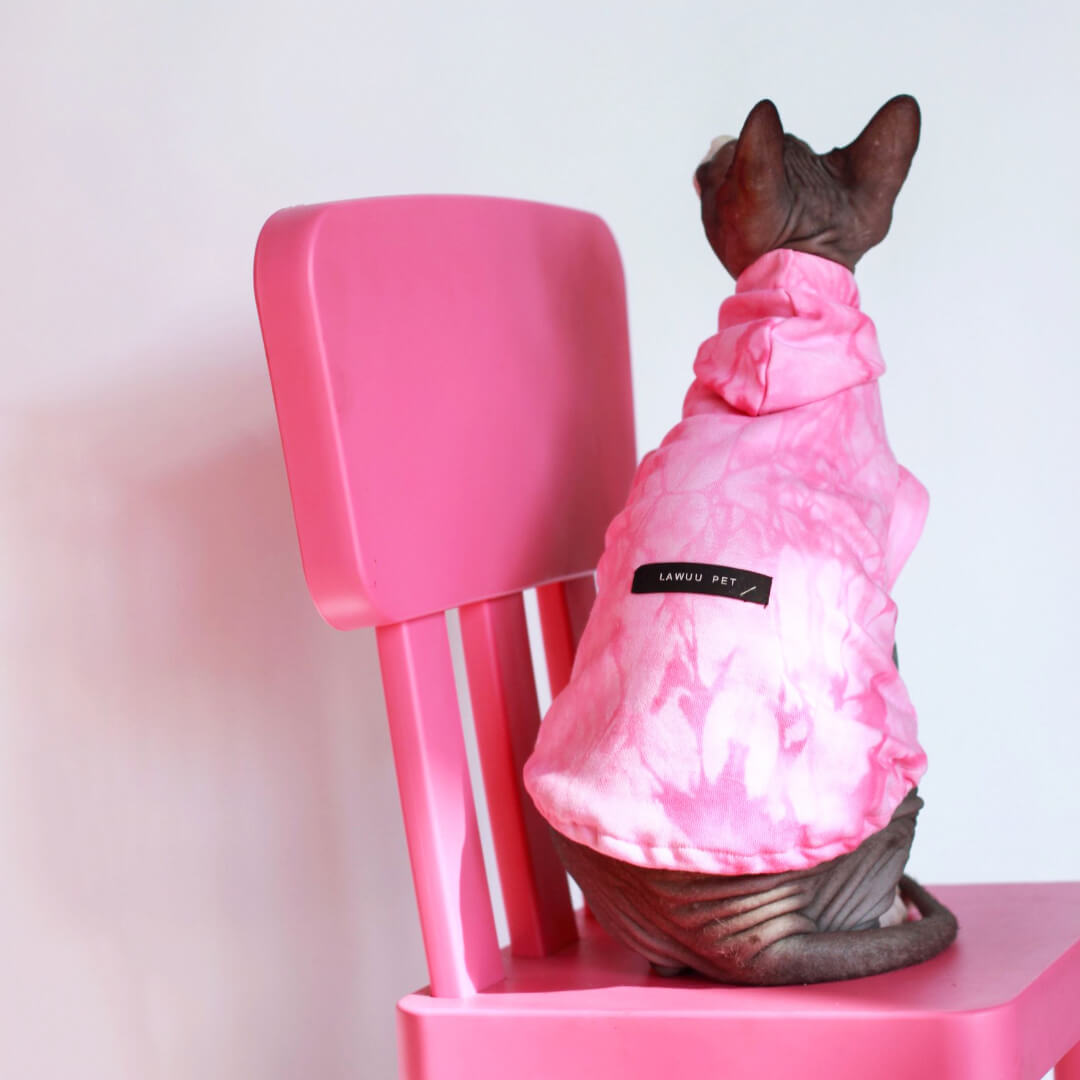 [Special Edition] Cherie Tie Dye Cat Hoodie